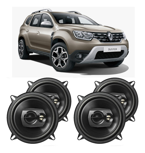 Auto Falante Renault Duster 2015 A 2018 Pioneer 200w