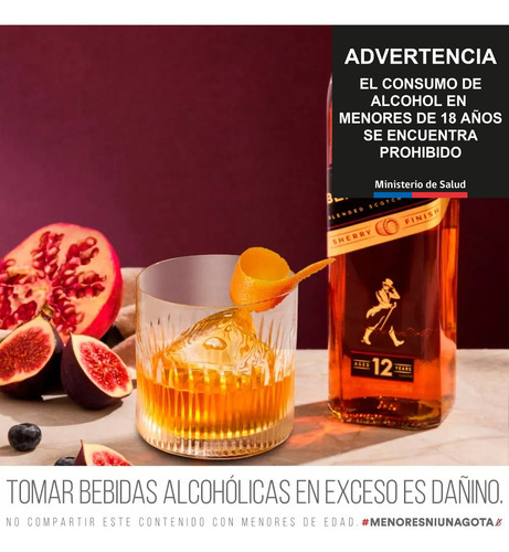 Whisky Johnnie Walker - Black Label 12 Años 750ml
