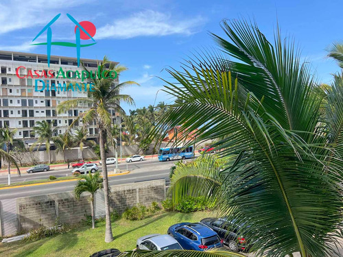 Cad Aura A 006. Balcón Con Vista Parcial Al Mar. En Edificio Con Club De Playa