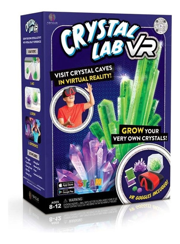 Juego Educativo  Realidad Virtual Crystal Lab Vr Lib Fr80jc