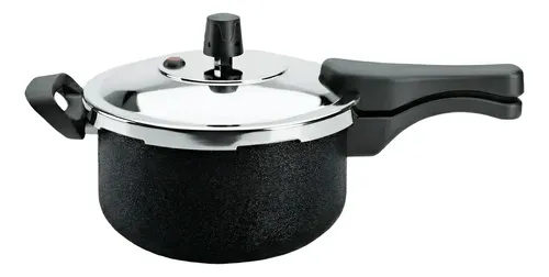 Panela De Pressão Triunfo 3 Litros Fechamento Externo Cor  Preto Craqueado