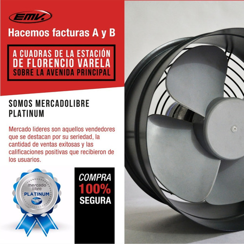 Extractor Aire Baño Hydra 100 Mm Potenciado + Persiana Movil