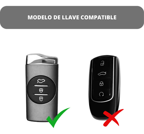 Funda Para Llave Chirey Tiggo 2 Tiggo 4 Tiggo 7