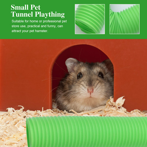 Divertido Túnel Para Mascotas, Juguete Plegable Para Hámster