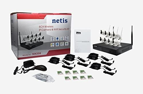 Kit De Camaras Inalambricas Netis 8ch Sek208 + Hdd 2tb Cn 