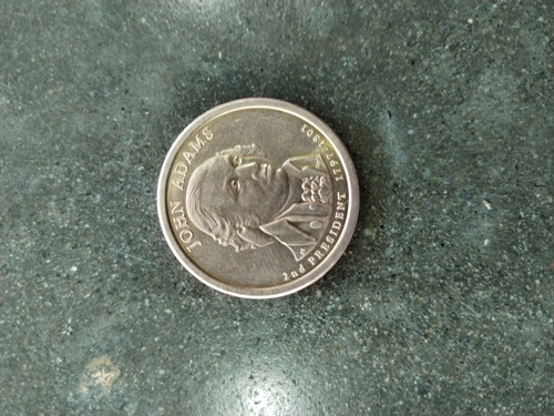 Gran Moneda Antigua De John Adams Dollar 1$