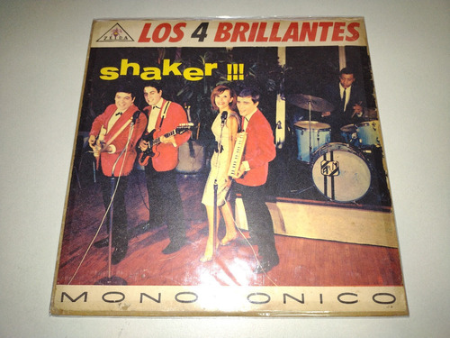 Lp Vinilo Disco Los 4 Brillantes Shaker Rock
