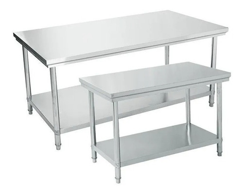 Mesa Auxiliar De Acero Inoxidable 1.50x0.60x0.78.