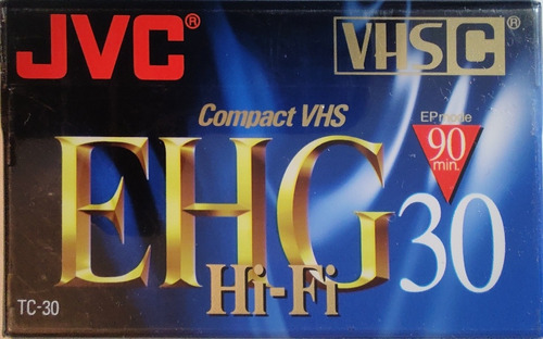 Cassette De Video Jvc Tc30 Hi -fi  Compact Vhs C Ehgb(2172