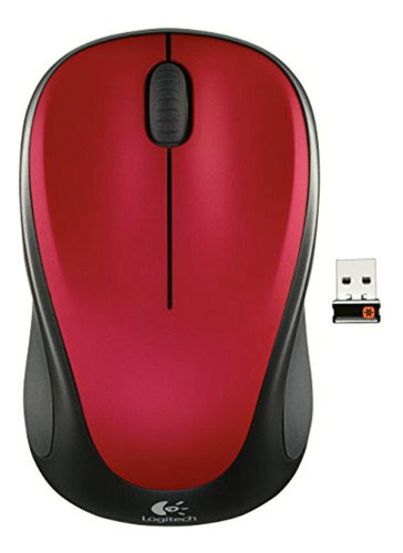 Mouse M317 Inalámbrico Rojo