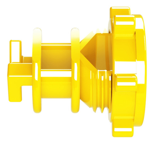 Isolador Vergalhão Até 1/2 Cerca Elétrica Rural 200 Unidades Cor Amarelo