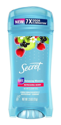 Secret Desodorante Antitranspirante Clear Gel Berry Mujer