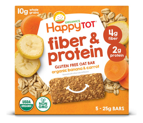 Barras De Avena Horneadas Con Fibra Y Proteína Snack Happy T