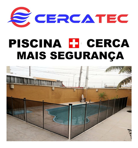 Cerca Para Piscina Maxfort 11,00 Metros + Frete  11/12/2023