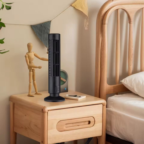 Mini Ventilador Escritorio Usb Torre Sin Aspas Oscilante 90*