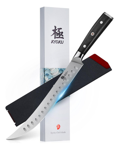 Kyoku Cuchillo De Cimitarra De 10 Pulgadas Cuchillo De