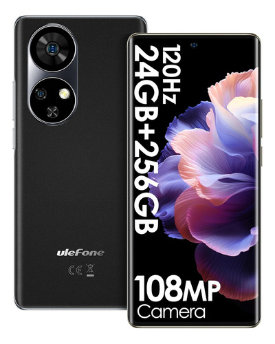 1 Celular Ulefone Note 17 Pro 24gb+256gb Dual Sim Teléfono 6.58 Fhd 120hz Amoled 5050mah