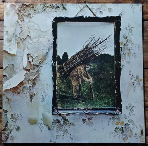 Led Zeppelin Iv Vinilo Lp Brasil 1988 Insert 