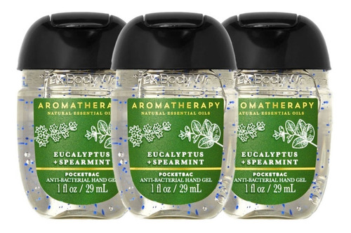 Imagen 1 de 1 de Gel Antibacterial Bath & Body Works Eucalyptus Spearmint Kit