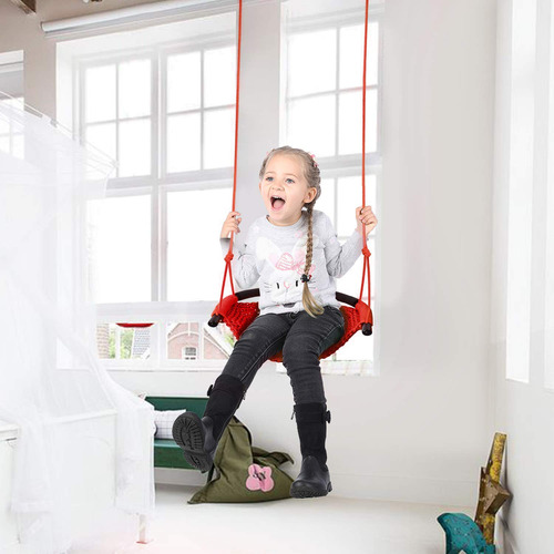 Asiento De Columpio Para Niños Con Cuerda Resistente Para