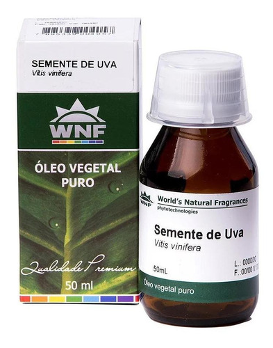 Óleo Vegetal Semente De Uva 50 Ml - Vitis Vinifera