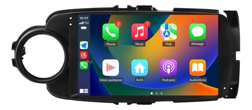 Radio De Coche Estereo Android 12 Para Toyota Yaris 2011 201