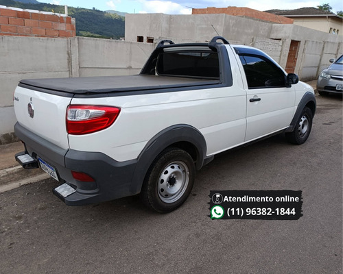 Imagem 3 de 10 de Fiat Strada 1.4 Mpi Hard Working Cs 8v Flex 2p Manual