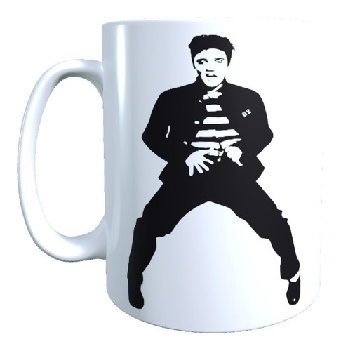 Taza Presley Elvis, Regalo Rock, Tazon Alta Calidad