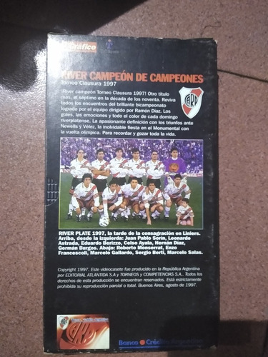 Vhs River Campeón De Campeones