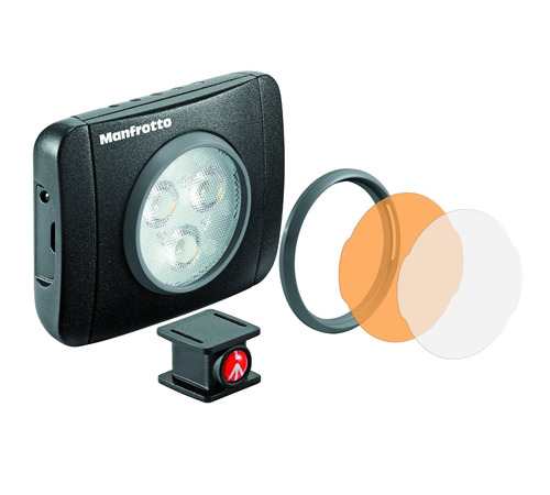 Manfrotto Mlumiepl-bk Lampara Led Negra Lumie Play 3 Led's