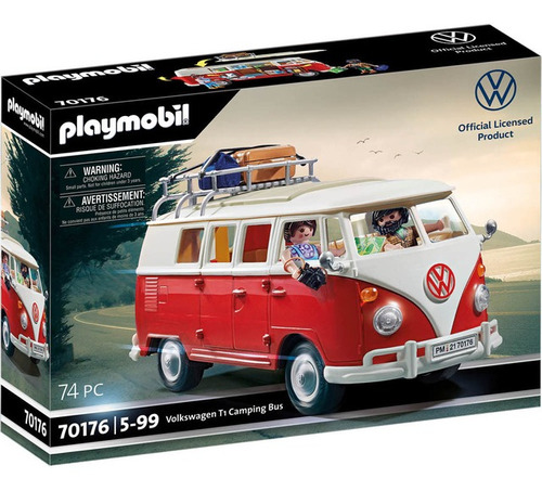 Playmobil 70176 Volkswagen T1 Caravana Original Licencia