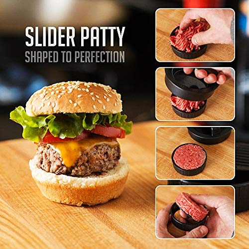 Prensa Para Hamburguesas Kit Antiadherente Para Hacer Hambur
