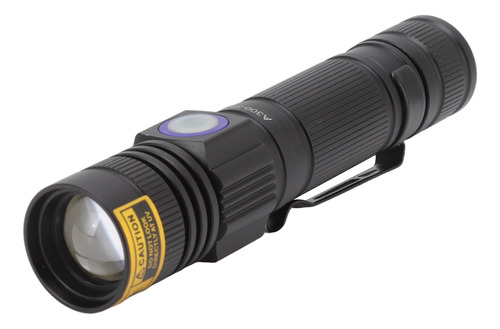 Lámpara De Detección De Linterna Uv Con Zoom De 300-395 Nm