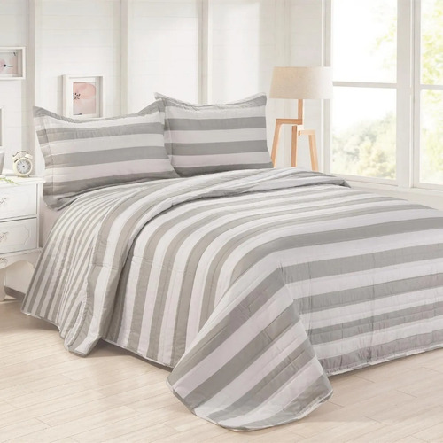 Imagen 3 de 3 de Cubrecama La Bastilla Neo C/fundas King Size