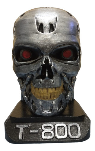 Figura Muñeco Busto Terminator T800 3d Figura Acción