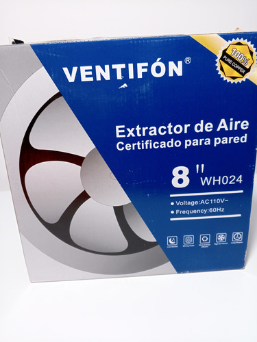 Extractor De Aire 8 Pulgadas Ventifon 