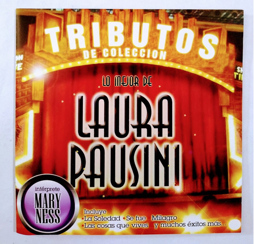 Laura Pausini Versiones Cover Por Mary Ness Cd Nuevo Tributo