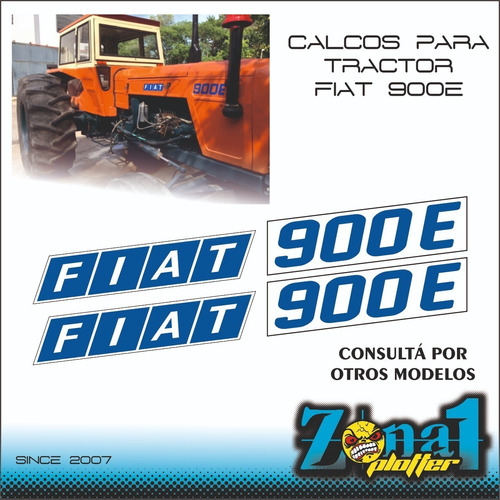 Calcos Tractor Fiat 900e