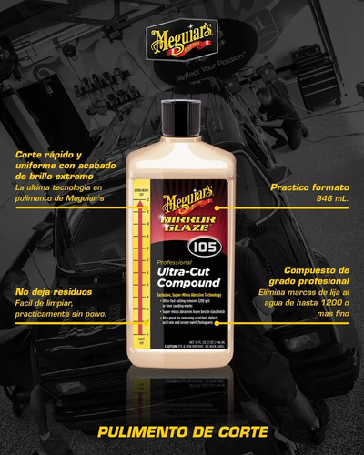 Pulimento De Corte Meguiars Ultra Cut Compound (paso 1)