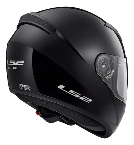 Casco ls2 negro brillante sale