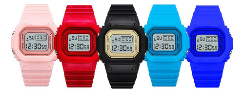 5piezas Reloj Digital Deportivo Casual Mayoreo Proveedor