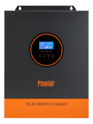 Powmr 3000w 24v 80a Inversor Solar Híbrido De Mppt 500voc