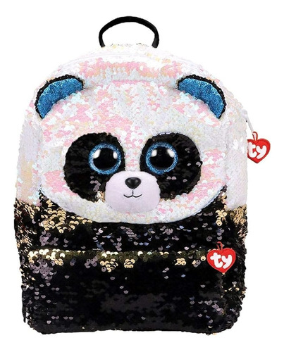 Mochila Lentejuelas Oso Bamboo Ty Fashion - 