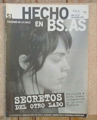 Revista Hecho En Bs As Año 2 N 27 Nov 2002 Belén Blanco