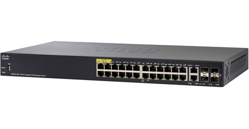 Switch Cisco Sg350-28p-k9-na 24p Poe Gigabit Full Adm
