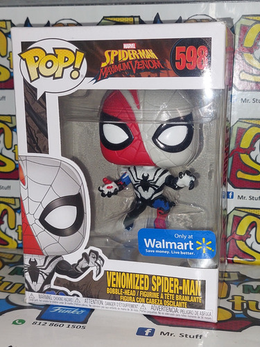 Funko Pop Marvel Venomized Spider-man #598 Walmart Exclusive