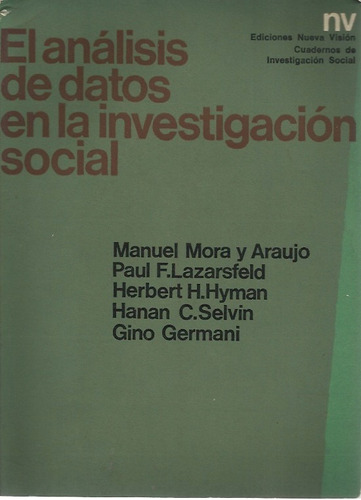 El Analisis De Datos En La Investigacion Social