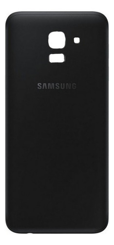 Tapa Trasera Samsung J6 J600 Black Con Pega Tienda 