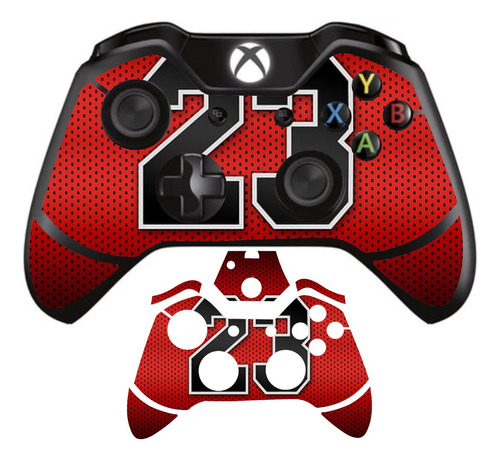 Skin Adhesivo Para Control Xbox One De Jordan 23 (2uni)