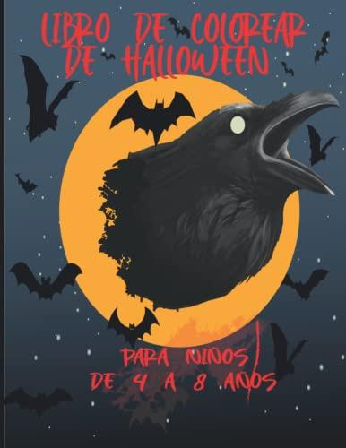 Halloween Libro De Colorear Para Niños De 4 A 8 Años:  9 A 1